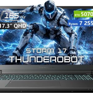 Thunderobot Storm 17.3" RTX 5070 Ryzen 7-255 32GB DDR5 1TB Gaming Laptop